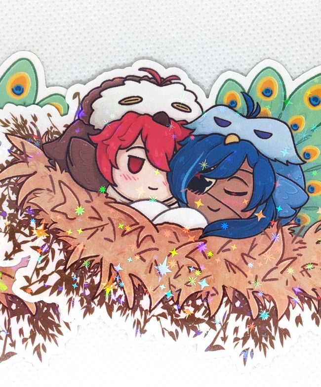 2"-3" Inch Owluc & Peakae Nesting Sticker