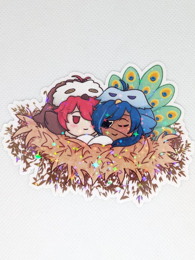 2"-3" Inch Owluc & Peakae Nesting Sticker