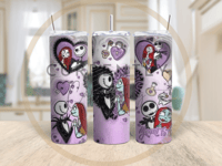 Nightmare before Christmas Valentine tumbler 