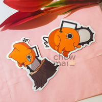 Image 1 of Pochita Vinyl Stickers