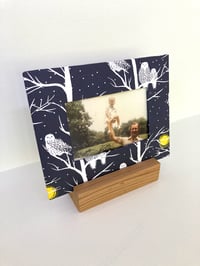 Image of Owls in Tree Frame