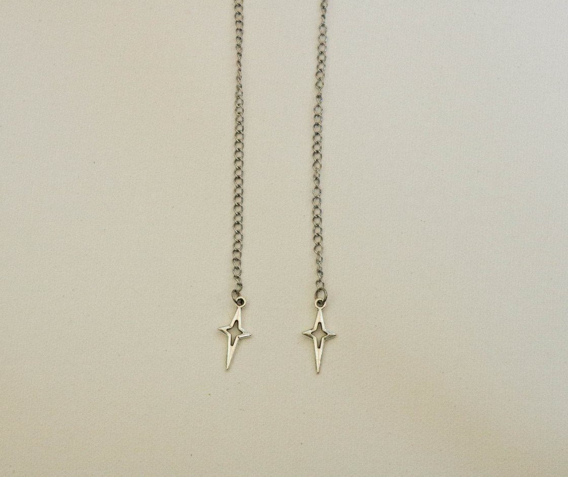 Image of extra long sparkle drop