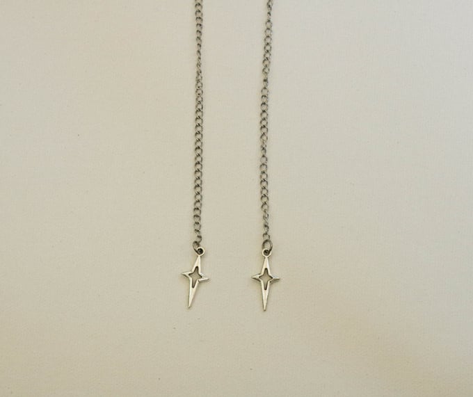 Image of extra long sparkle drop