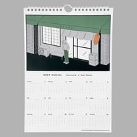 Image 1 of Saki Obata × commune 2024 Calendar【wall calendar Ver.】