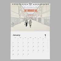 Image 2 of Saki Obata × commune 2024 Calendar【wall calendar Ver.】