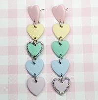 Pastel Dream Heart Dangles