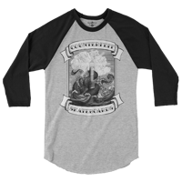 Image 1 of First Contact 3/4 Tee - Collaboration with Counterfeit Skateboards