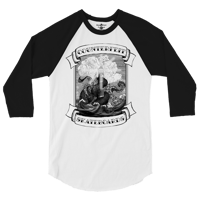 Image 2 of First Contact 3/4 Tee - Collaboration with Counterfeit Skateboards