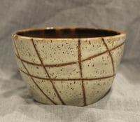 Image 2 of Small bowl - white and brown