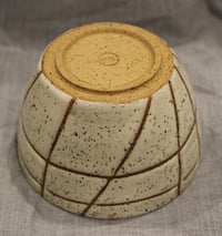 Image 3 of Small bowl - white and brown