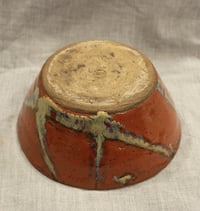Image 5 of Medium bowl - orange with swirls