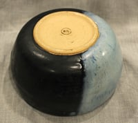 Image 3 of Medium bowl - blue and black