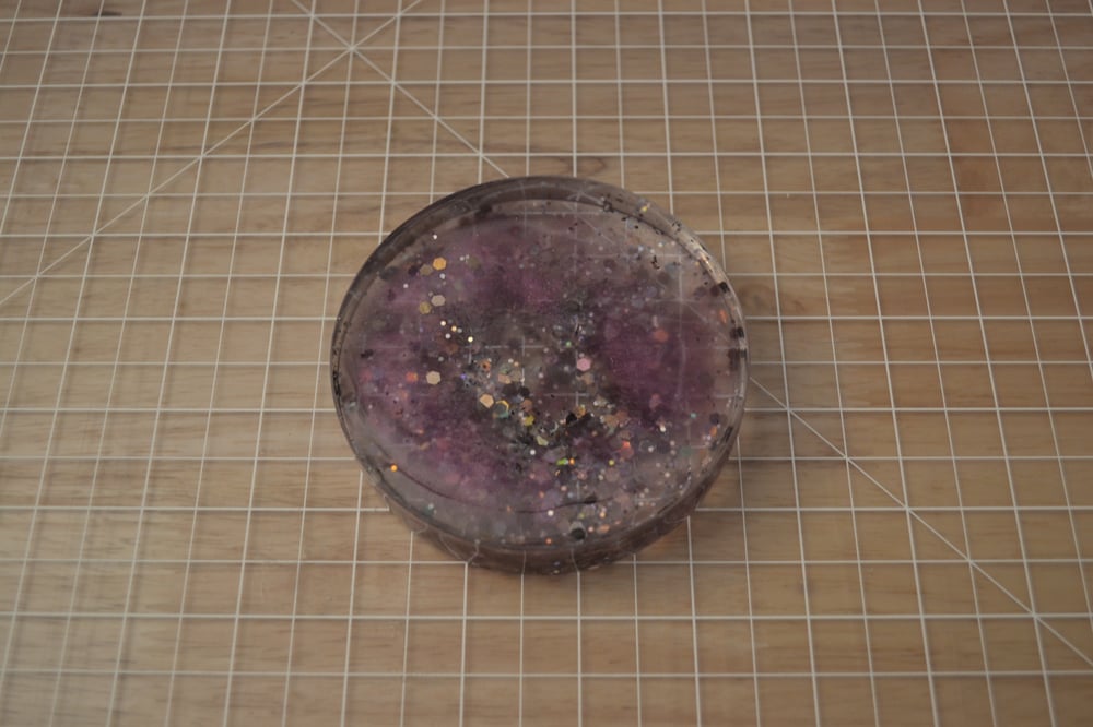 Image of Glitter Resin Coaster