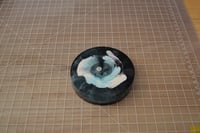 Image 1 of White and Blue Resin Coaster