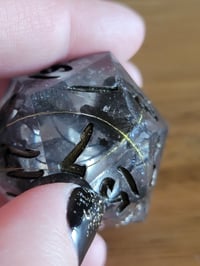 Image 2 of Big Reputation oversized chonk d20 or death save d20 