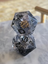 Image 1 of Big Reputation oversized chonk d20 or death save d20 