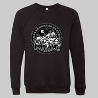 Image 3 of Dripland Unisex Fleece Raglan Sweatshirt