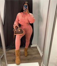 Image 2 of KNITTED SWEATER SET 