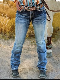 Image 2 of Rearing horse jeans 
