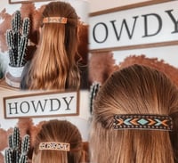 Image 1 of Western Barrette hairclip