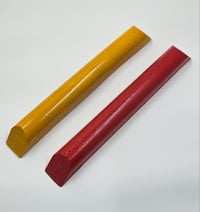 Image 2 of RED/YELLOW CONCRET SLAPPY CURB