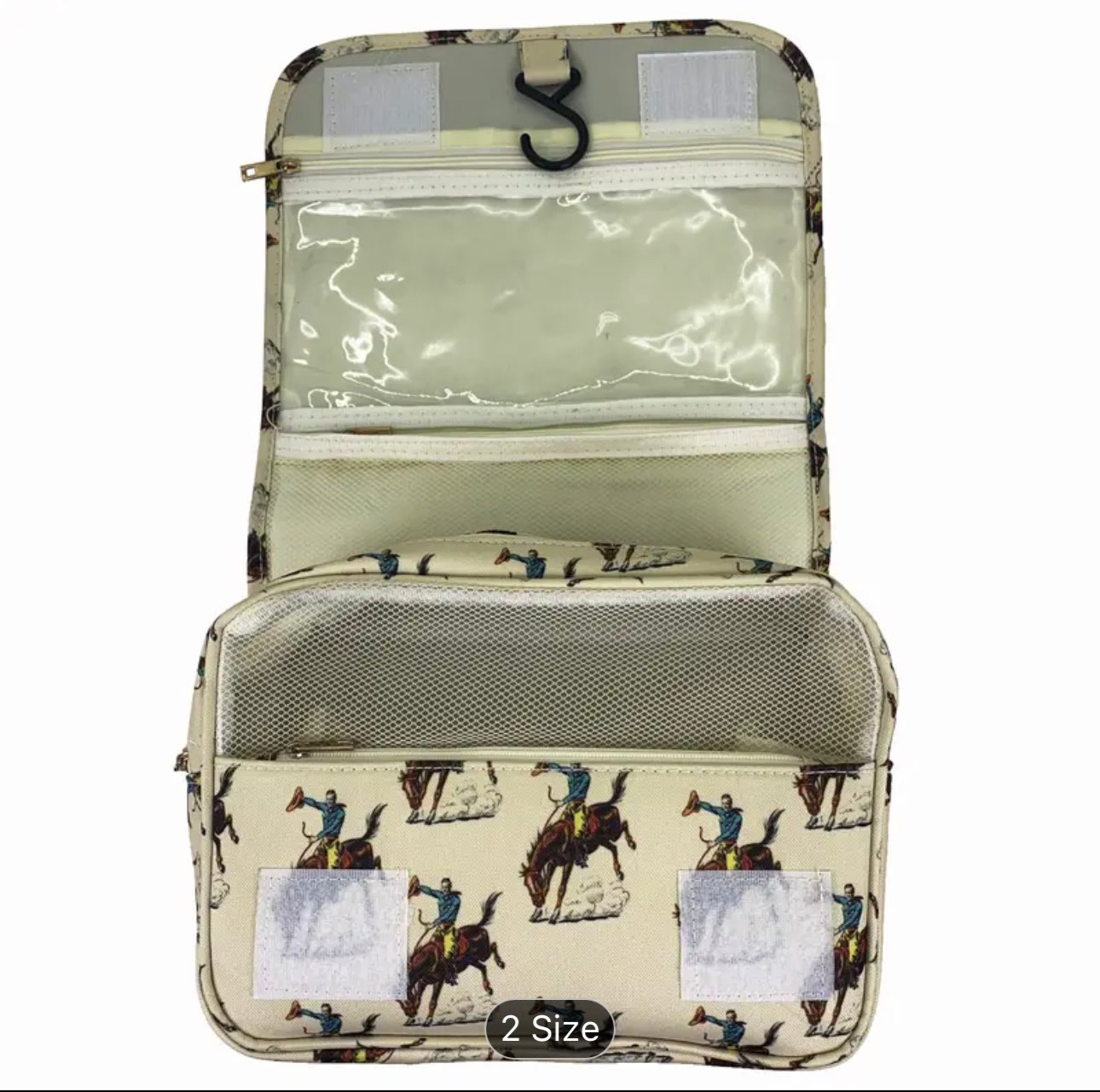 Image of Bucking horse shower bag
