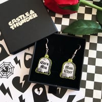 Image 1 of MORTICIA - Grave Earrings