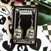 Image 2 of MORTICIA - Grave Earrings