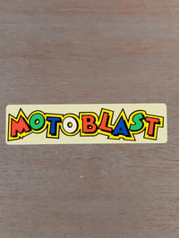 Image 1 of MotoBlast Sticker