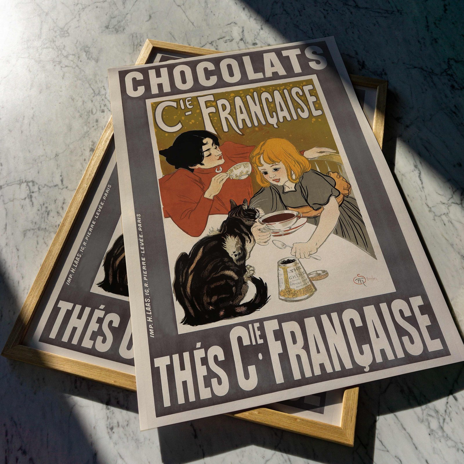 Chocolats Compagnie Française Poster | Théophile Alexandre