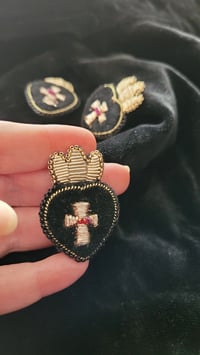 Image 1 of PINS EX VOTO CROIX D'OR