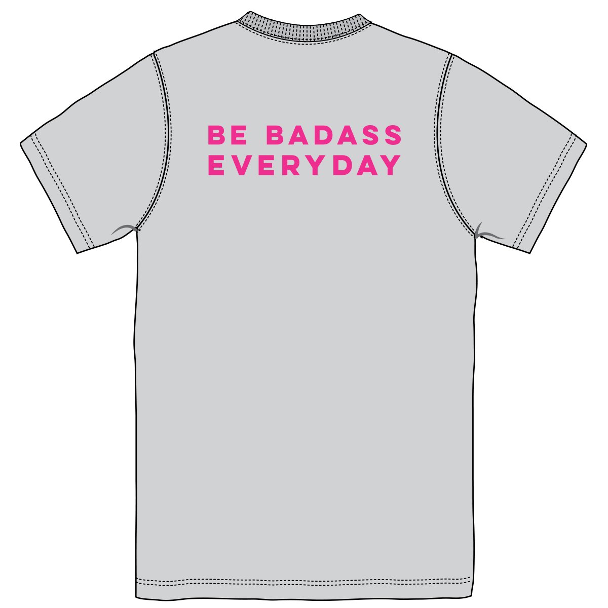 Image of New in-stock Badass Script and Be Badass Everyday on the back
