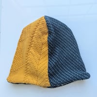 Image 4 of Upcycled Reversible Beanie Cotton Blend 6
