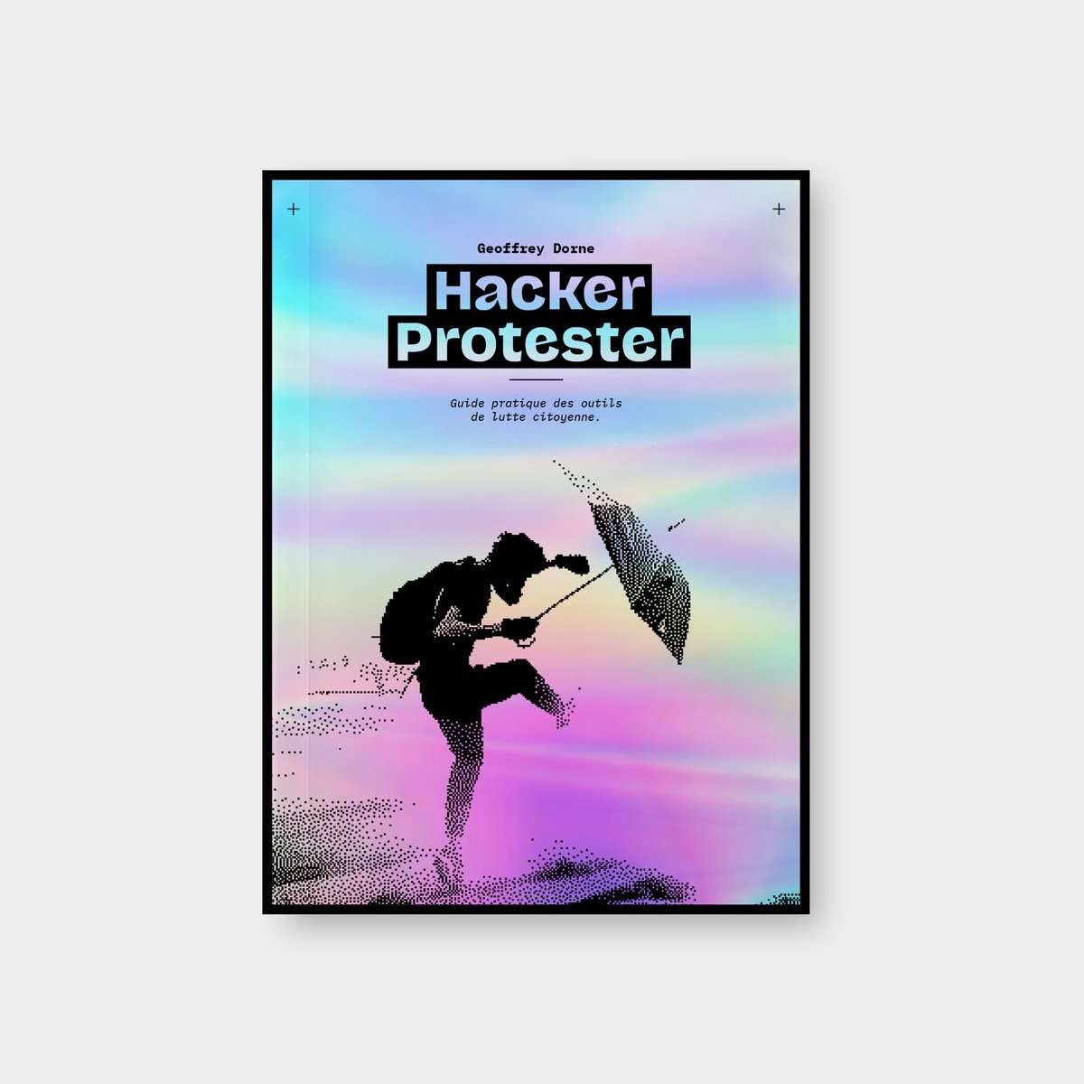Image of Hacker Protester avec couverture holographique