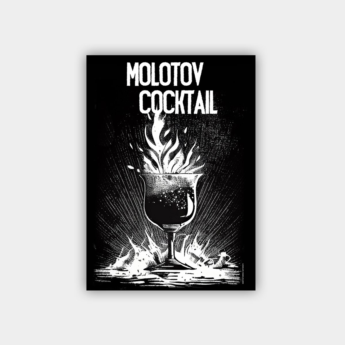 Image of Affiche : Cocktail Molotov