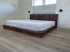 Low Profile Platform Bed | Solid Walnut | Solid White Oak | Handcrafted 