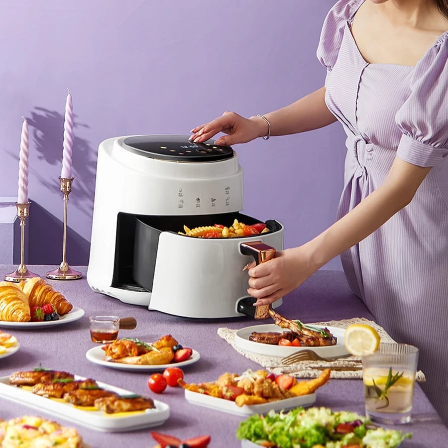 AeroCrisp Pro 8L Large Capacity Digital Air Fryer
