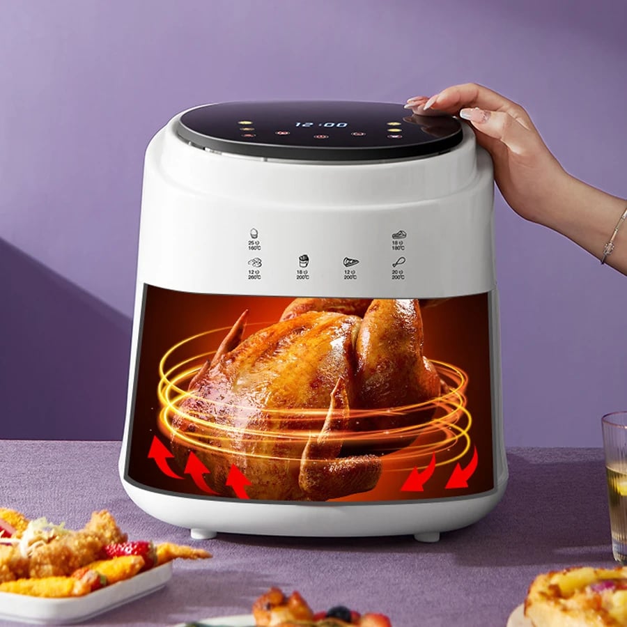 AeroCrisp Pro 8L Large Capacity Digital Air Fryer
