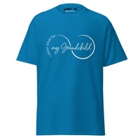 Image 1 of I wear blue for my grandchild unisex classic tee