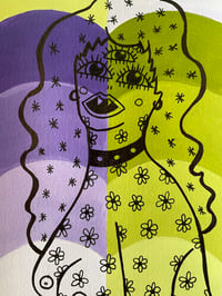 Image 2 of The Purple and Green Lady