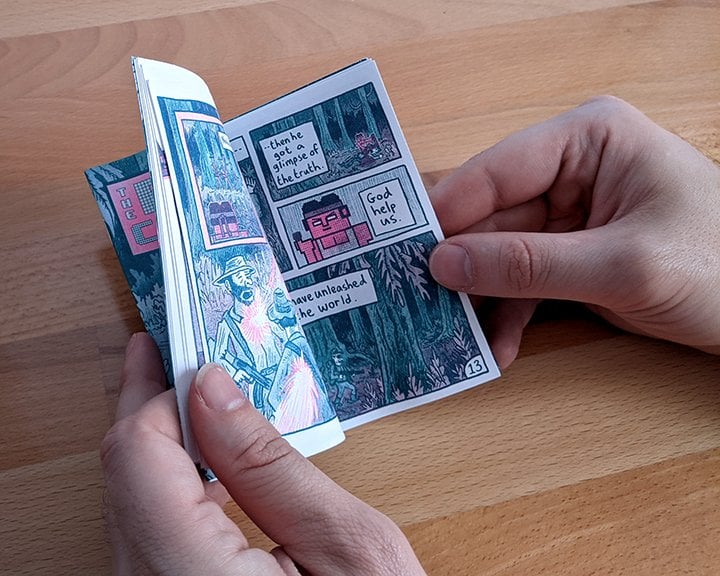 The Pixel Commando - Risograph Comic Zine