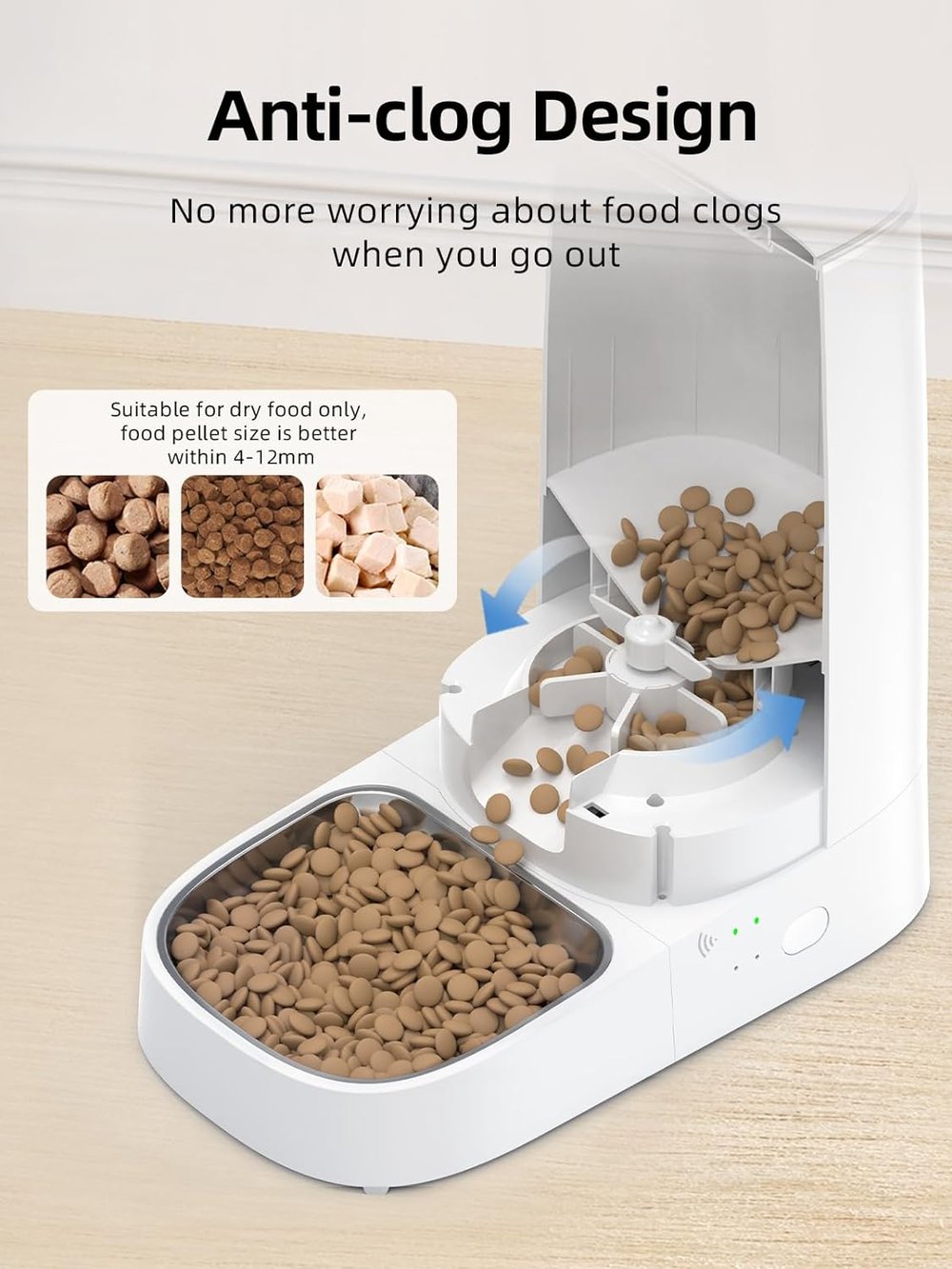 PawsSync SmartFeed WiFi-enabled Automatic Pet Feeder