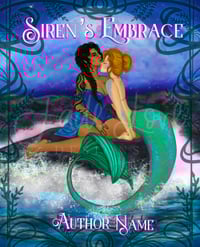 "Siren's Embrace" Deluxe Pre-Made Illustrated Cover Design (E-book)