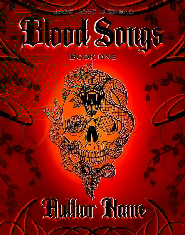 Image of "Blood Songs" Pre-Made Cover Design ( E-book)
