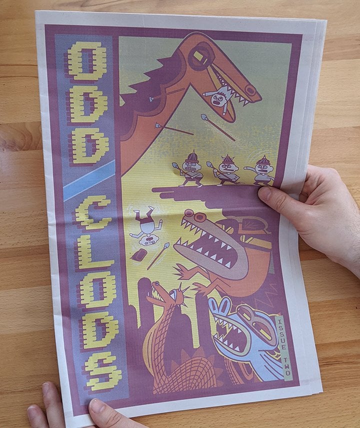 Odd Clods # 2 - Comics Newspaper Zine