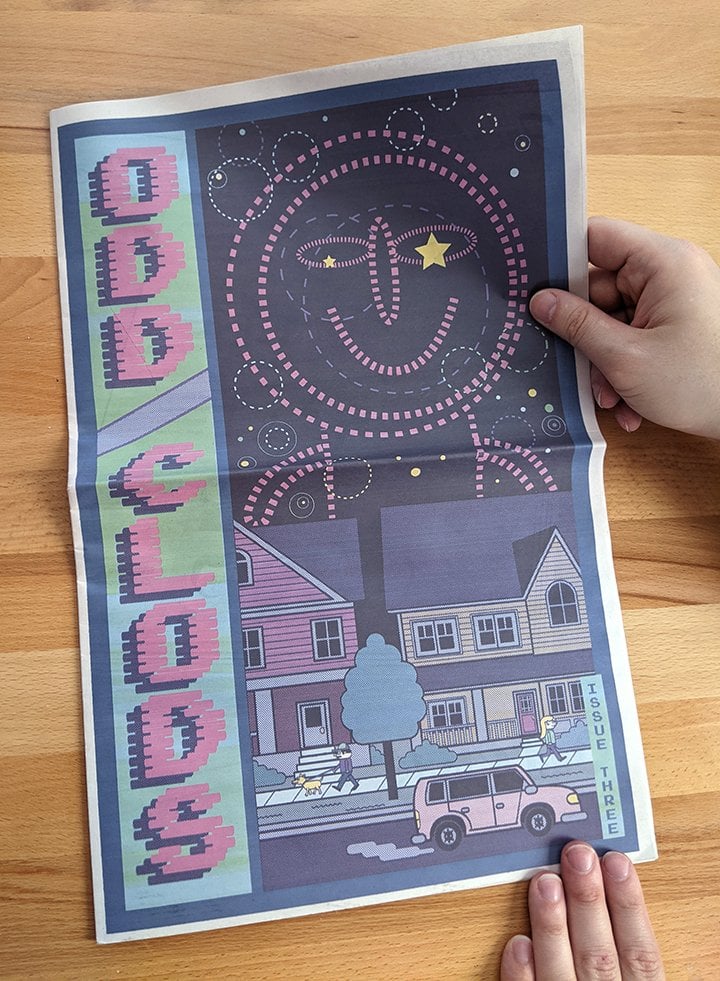 Odd Clods # 3 - Comics Newspaper Zine