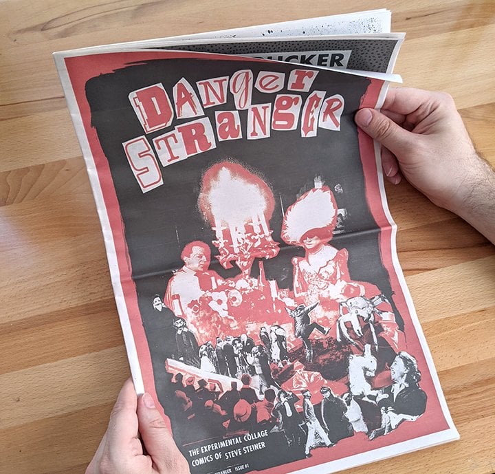 Danger Stranger # 1 - Newspaper Zine