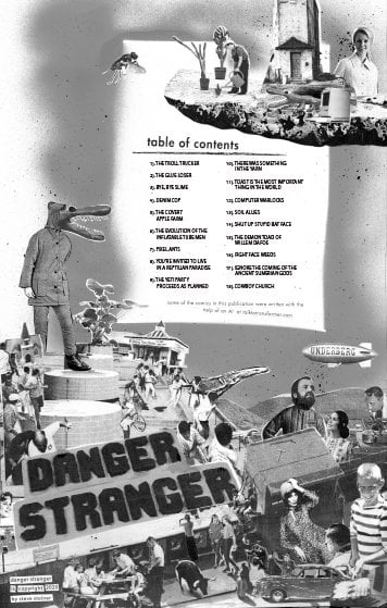 Danger Stranger # 1 - Newspaper Zine