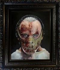 Image 1 of "Clever Lecter" Original painting