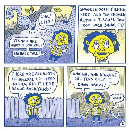 Snaggletooth Pierre - Risograph Comic Zine